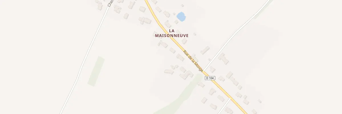 Plan du 111 Rue de la Monge à Saint-Martin-de-Bernegoue