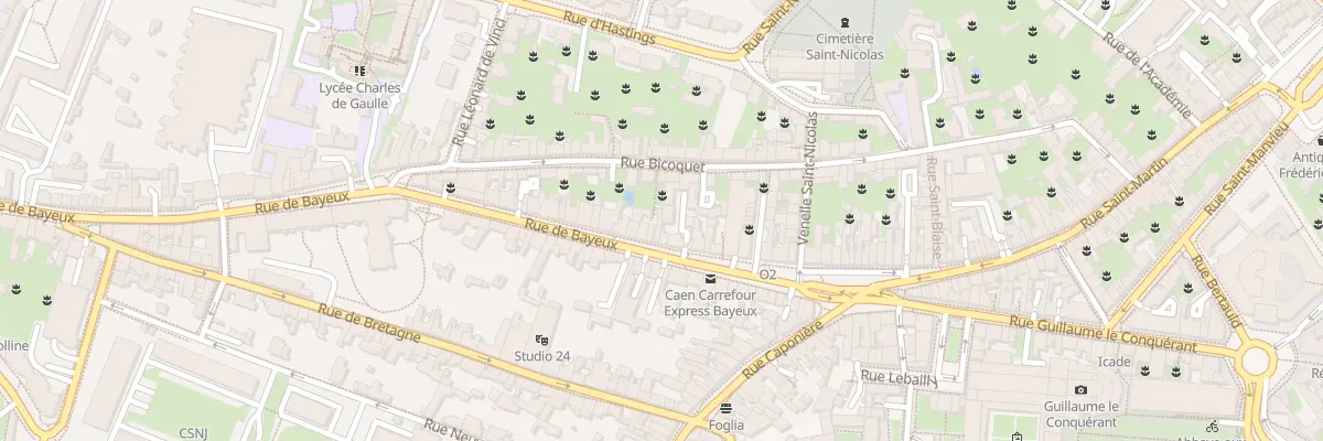 Plan du 32 Rue de Bayeux à Caen