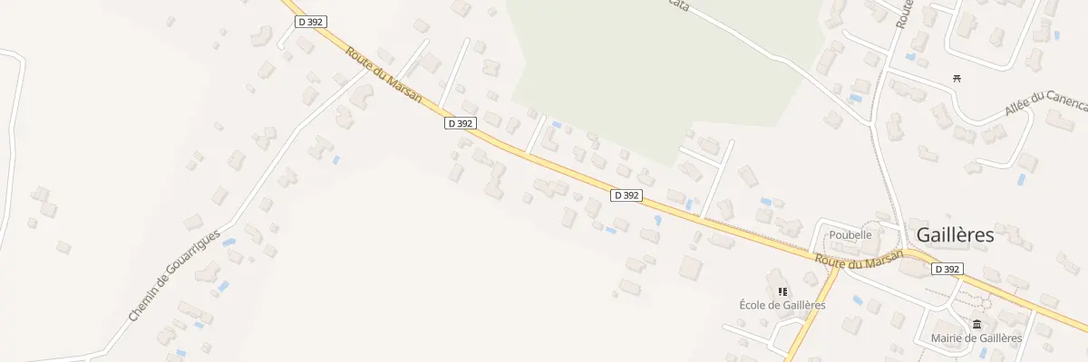 Plan du 337 Rte du Marsan à Gaillères
