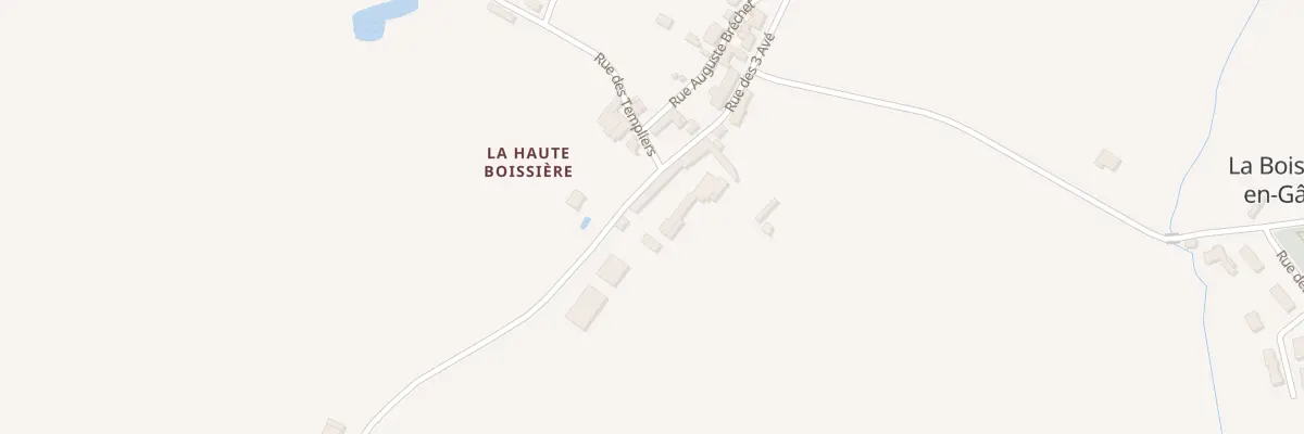 Plan du 5018 La Marotiere à La Boissière-en-Gâtine