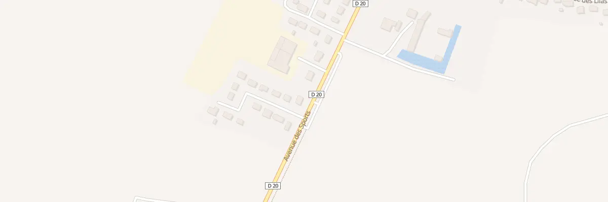 Plan du 23 Av des Sports à Sainte-Gemmes-le-Robert