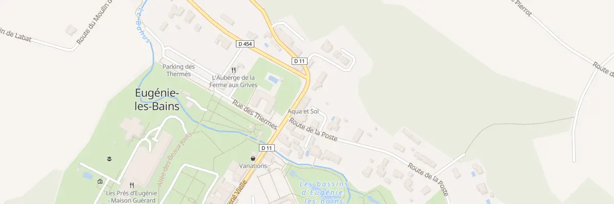 Plan du 45 Rue René Vielle à Eugénie-les-Bains