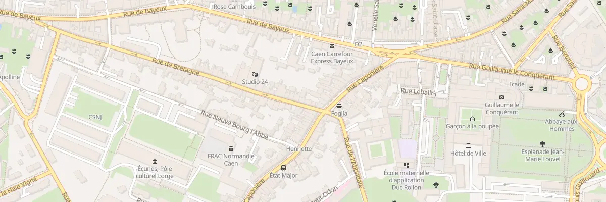 Plan du 32B Rue Caponière à Caen