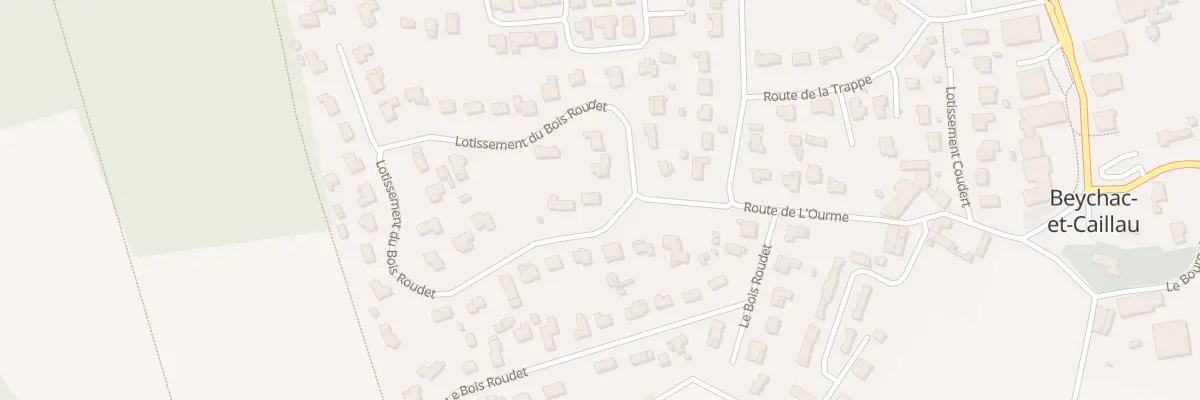Plan du 41 Lot du Bois Roudet à Beychac-et-Caillau