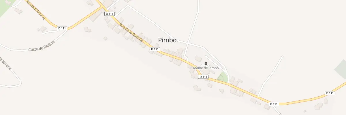 Plan du 270 Rue de la Bastide à Pimbo