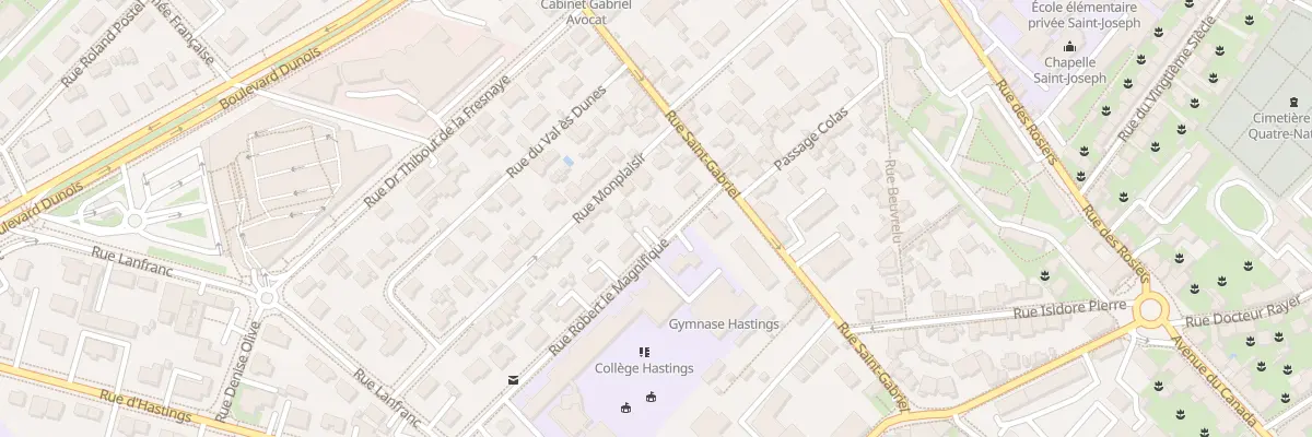 Plan du 15 Rue Robert le Magnifique à Caen