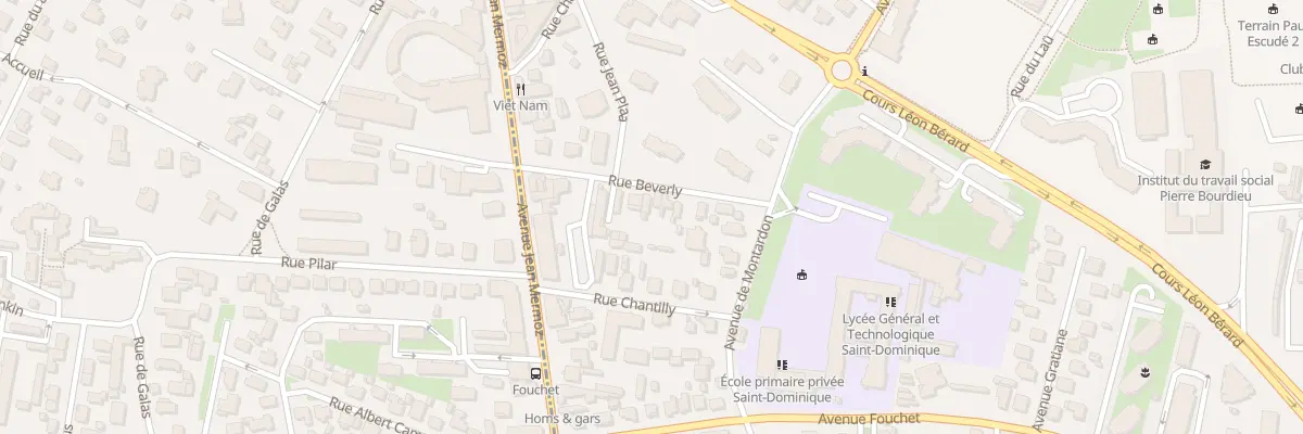 Plan du 11 Rue Beverly à Pau