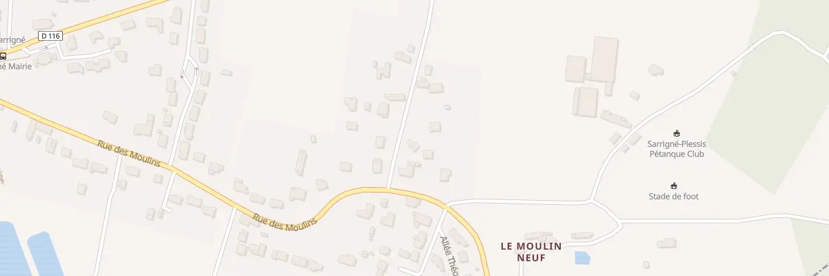 Plan du 11 Che de la Tuffière à Sarrigné