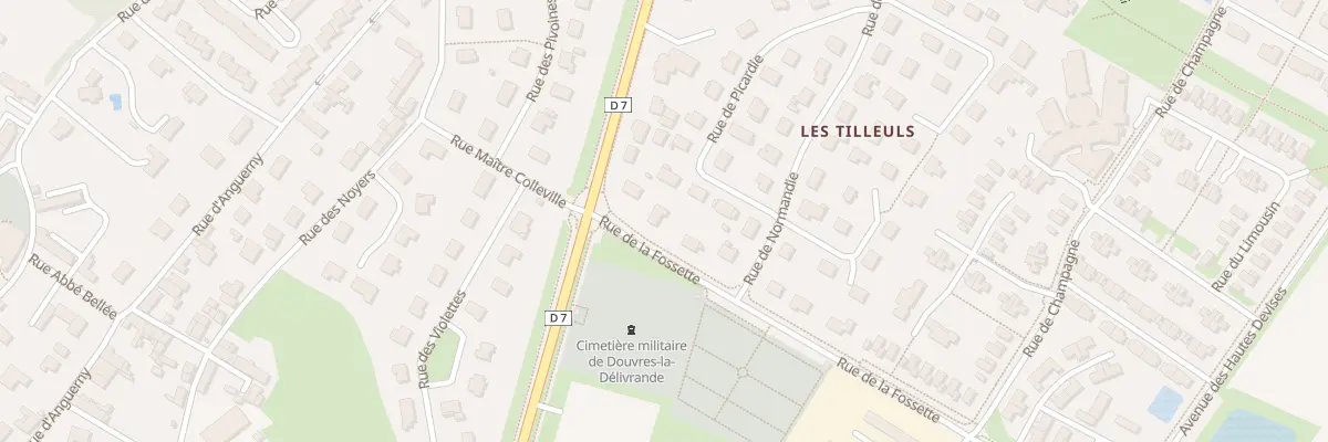 Plan du 3 Chemin de la Fossette à Douvres-la-Délivrande
