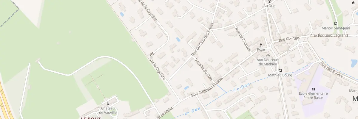 Plan du 3 Rue du Clos des Roses à Mathieu