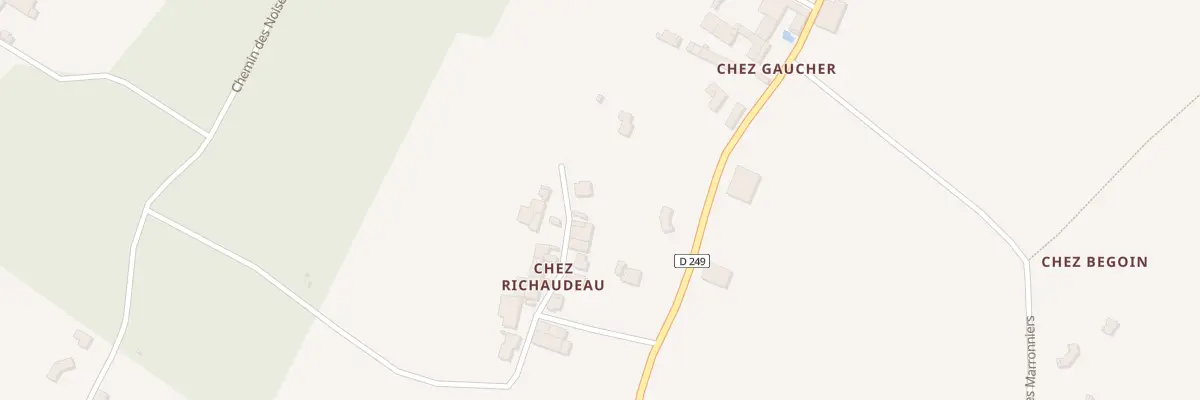 Plan du 3 Chez Richaudeau à Réaux sur Trèfle
