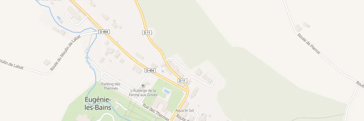 Plan du 60 Rte de Grenade à Eugénie-les-Bains