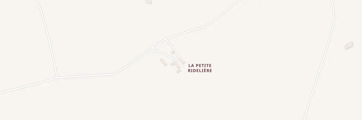 Plan du 1 La Petite Ridellière à Loupfougères