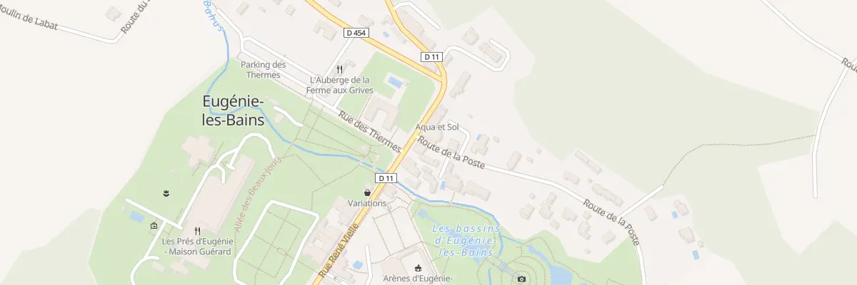 Plan du 23 Rte de la Poste à Eugénie-les-Bains