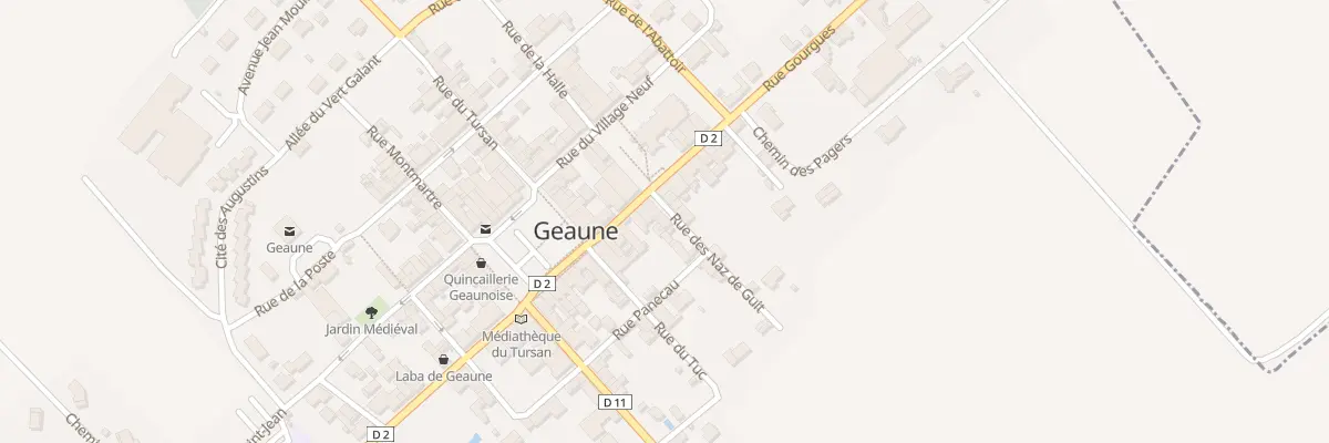Plan du 4 Rue des Naz de Guit à Geaune