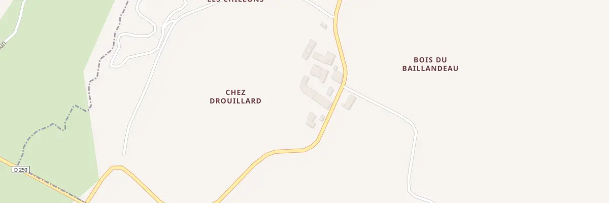 Plan du 5195 Chez Drouillard à Sainte-Lheurine
