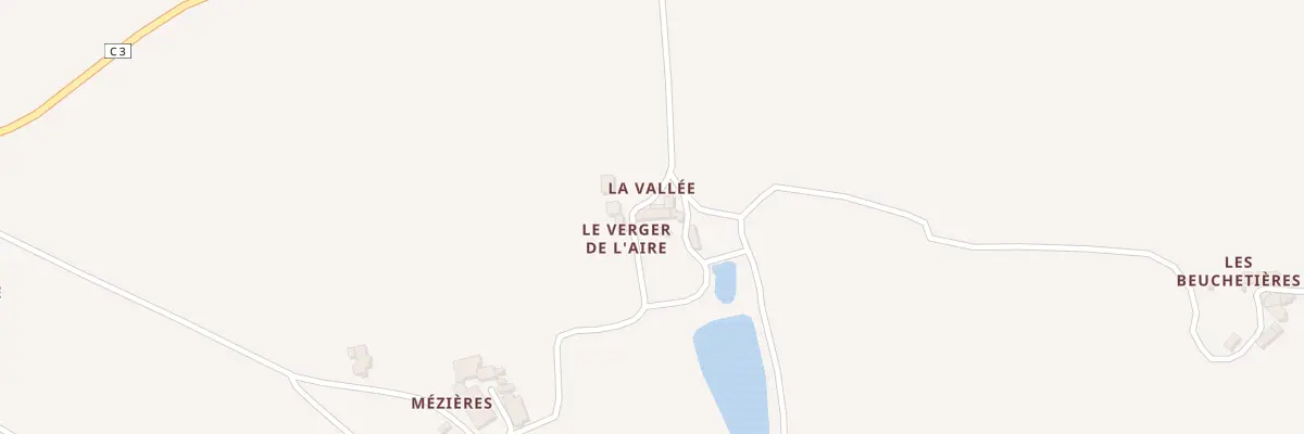 Plan du 375 Che de la Vallée à Champgenéteux