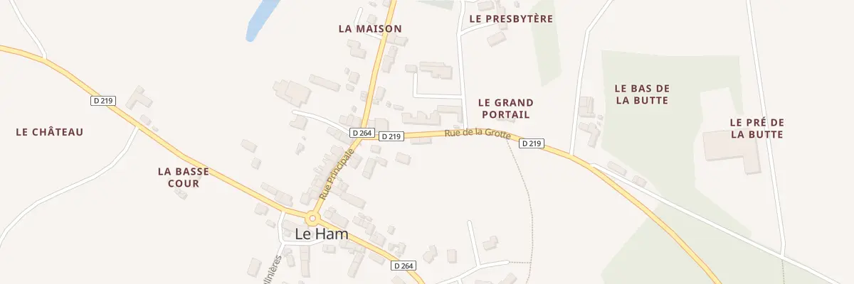 Plan du 6 Rue de la Grotte au Ham