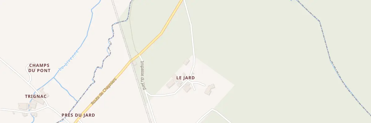 Plan du 7 Imp du Jard à Corignac