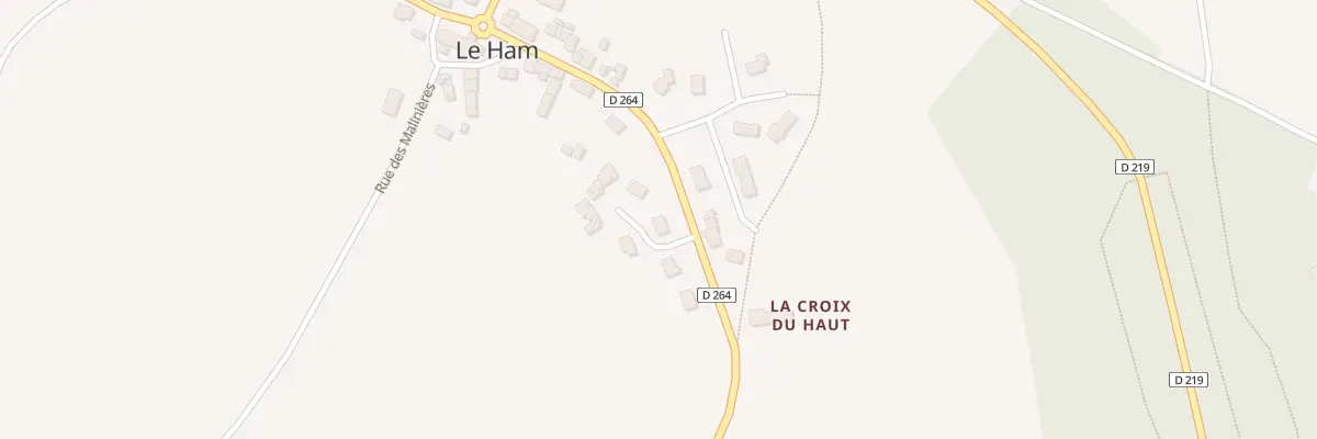 Plan du 9 Rue du Mont au Ham