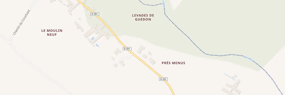 Plan du 36 Rte du Moulin Neuf à Celles