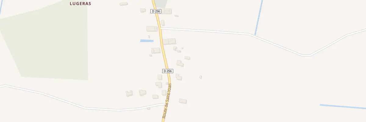 Plan du 43 Lugeras à Bussac-Forêt