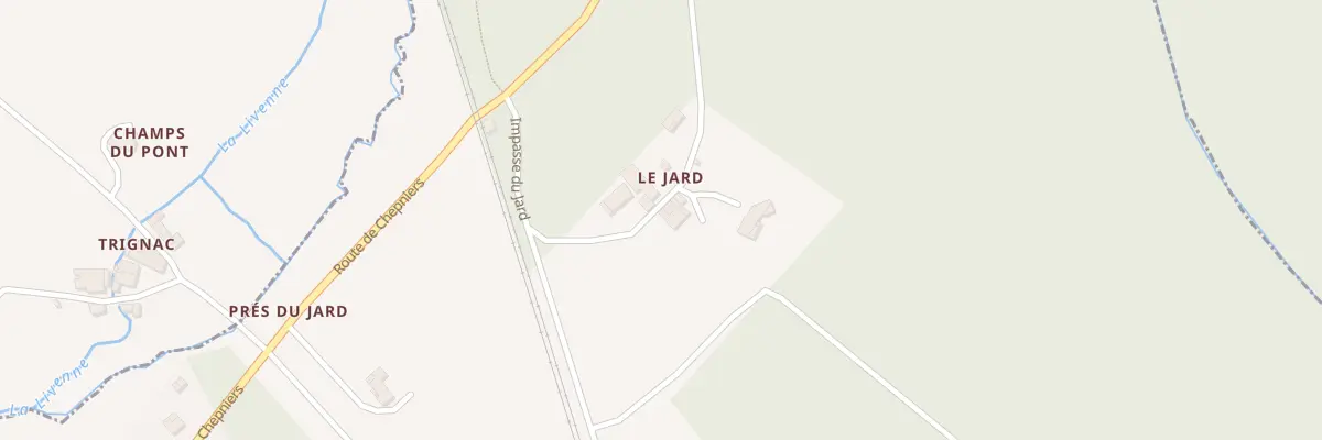 Plan du 4 Imp du Jard à Corignac