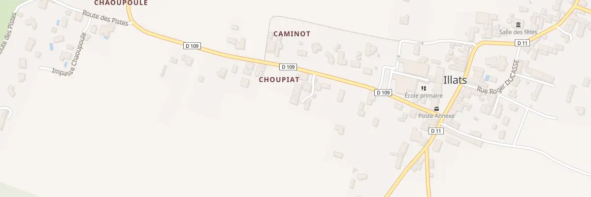 Plan du 7 Choupiat à Illats