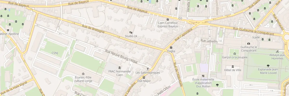 Plan du 9 Rue de Bretagne à Caen