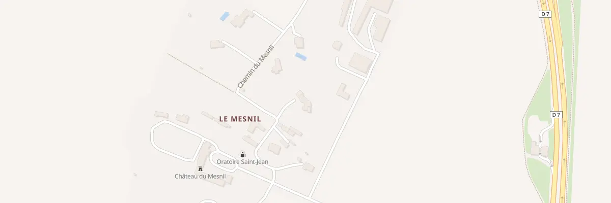 Plan du 23 Rue du Mesnil à Mathieu