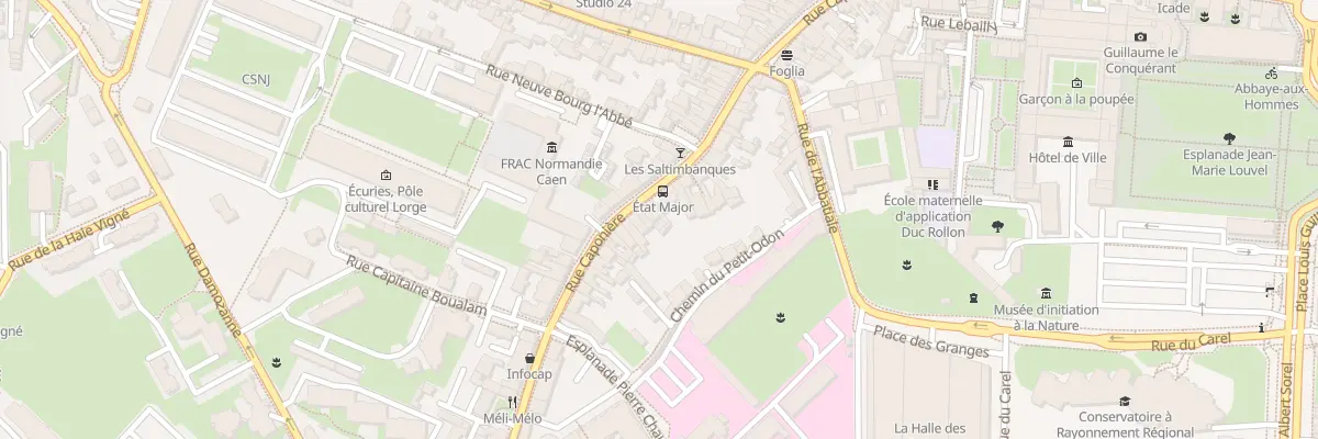 Plan du 59 Rue Caponière à Caen