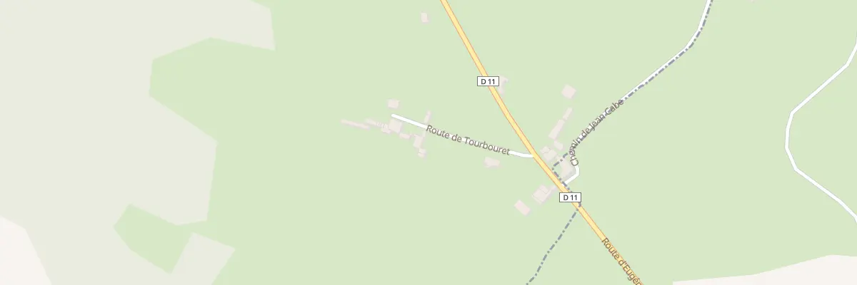 Plan du 123 Rte de Tourbouret à Eugénie-les-Bains