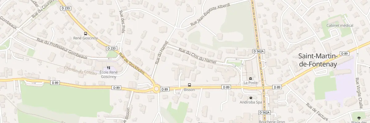 Plan du 9 Rue du Clos du Hamel à Saint-André-sur-Orne