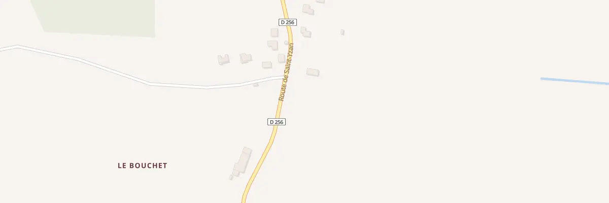 Plan du 55 Lugeras à Bussac-Forêt