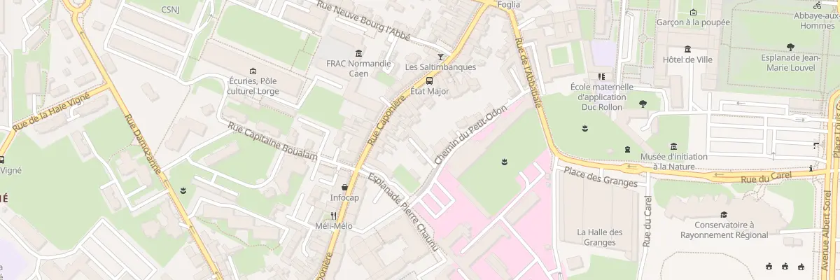 Plan du 73 Rue Caponière à Caen