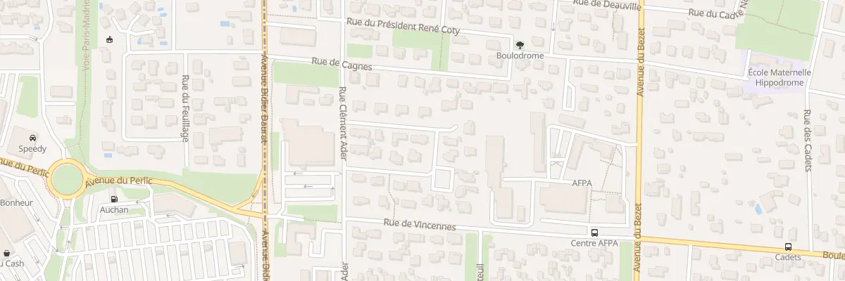 Plan du 9 Rue du Fer À Cheval à Pau