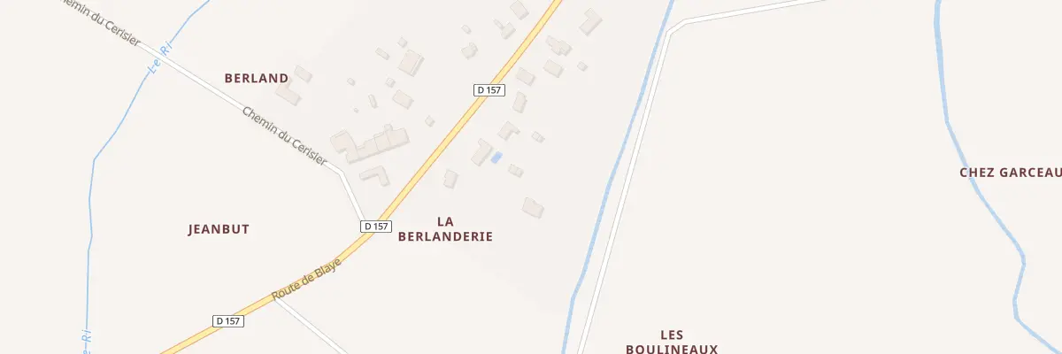 Plan du 73 Rte de Blaye à Bussac-Forêt