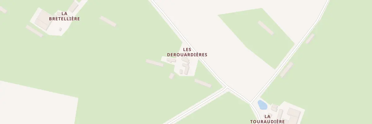 Plan du 1B Les Derouardieres à Auvers-le-Hamon