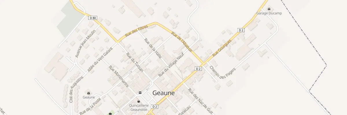 Plan du 13 Rue du Village Neuf à Geaune