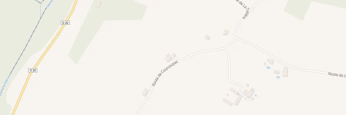 Plan du 856 Rte de Courcouyac à Haux