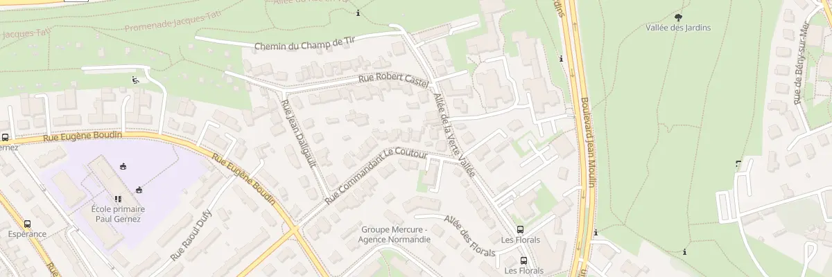 Plan du 4 Rue Commandant le Coutour à Caen
