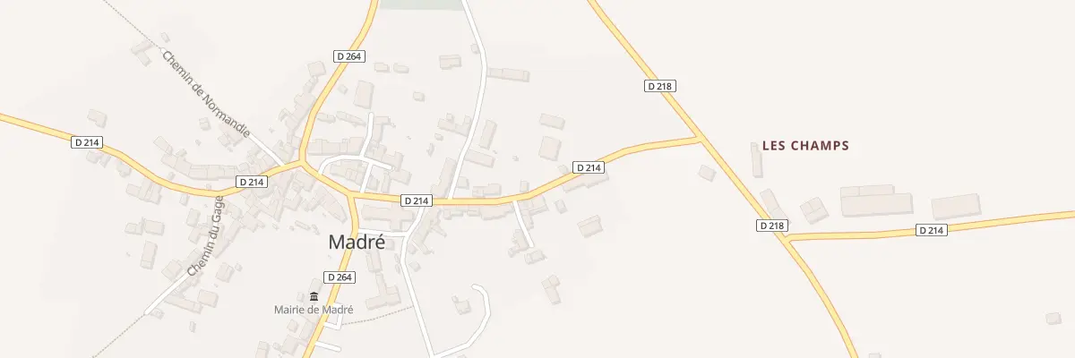 Plan du 17 Rue des Champs à Madré