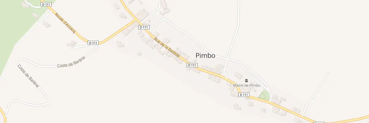 Plan du 31 Au Bourg à Pimbo