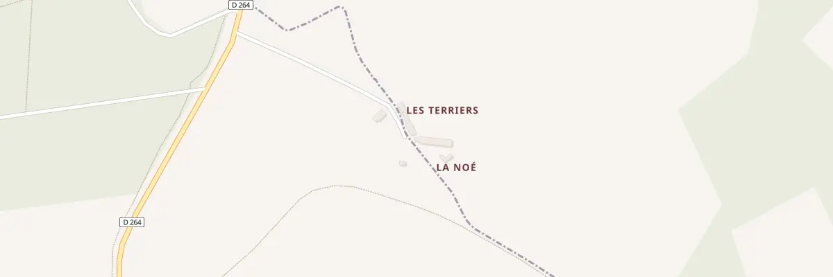 Plan du 5182 Le Terrier à Hardanges