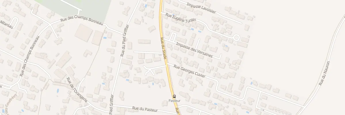 Plan du 3 Rue Georges Cuvier à Chauray