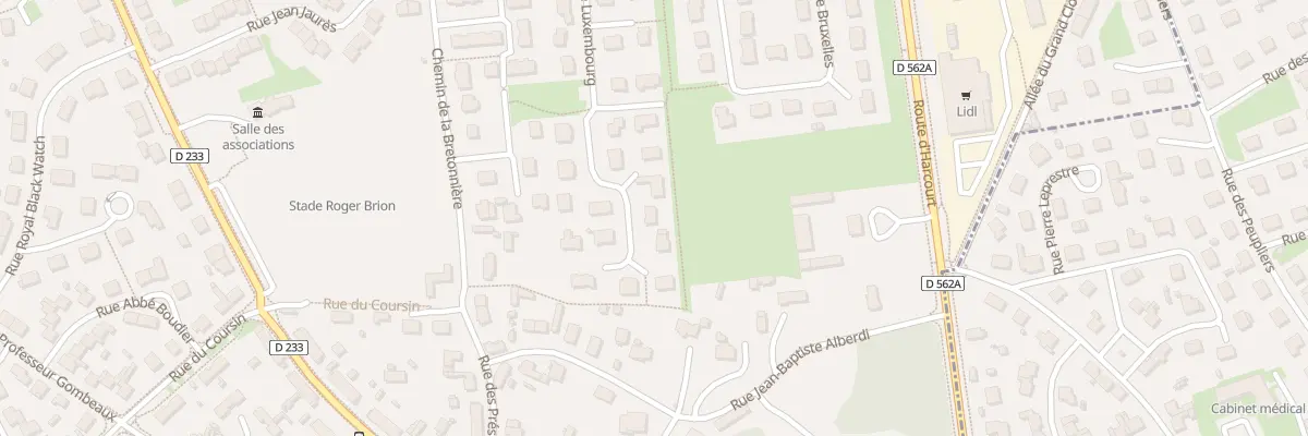 Plan du 23 Rue de Luxembourg à Saint-André-sur-Orne