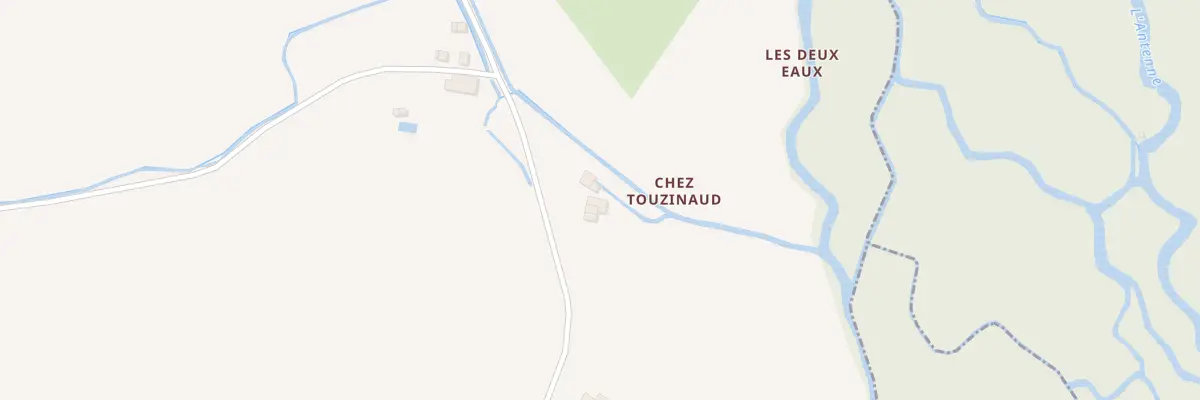 Plan du 2 Imp chez Touzinaud à Migron