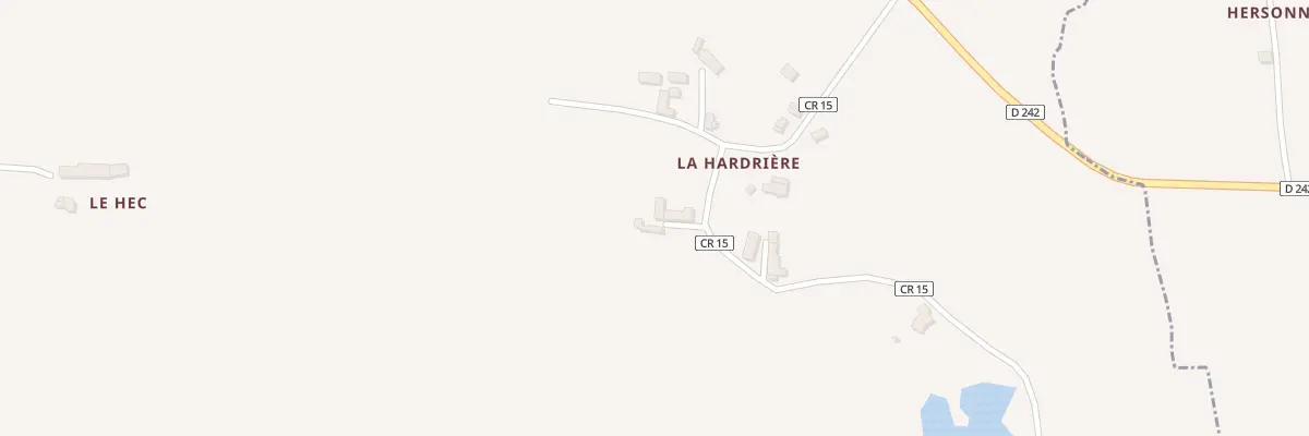 Plan du 14 All de la Hardrière à Chevaigné-du-Maine