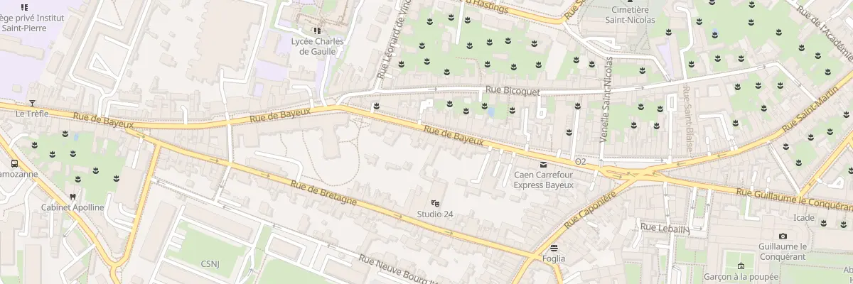 Plan du 47 Rue de Bayeux à Caen