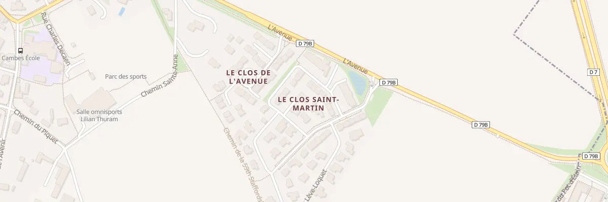 Plan du 27 Rue du Grand Fossé à Cambes-en-Plaine